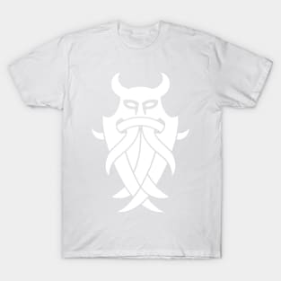 Odin's Mask Tribal (white) T-Shirt